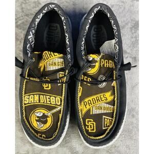 NWOT Hey Dude San Diego Padres Casual Slip-On Shoes Men's size 12